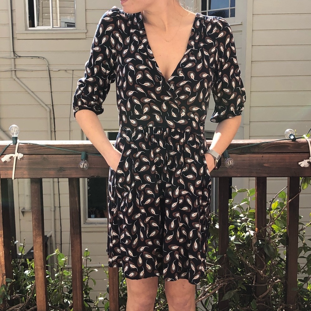 South Moon Under Paisley Pocket Dress